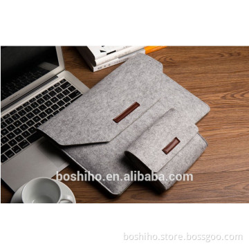 Boshiho high Quality Felt Sleeve Carrying bag Ultrabook Laptop bag for Apple Macbook Pro